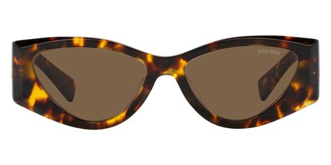 miu miu havana|Miu Miu MU 06YS 54 Dark Brown & Havana Honey .